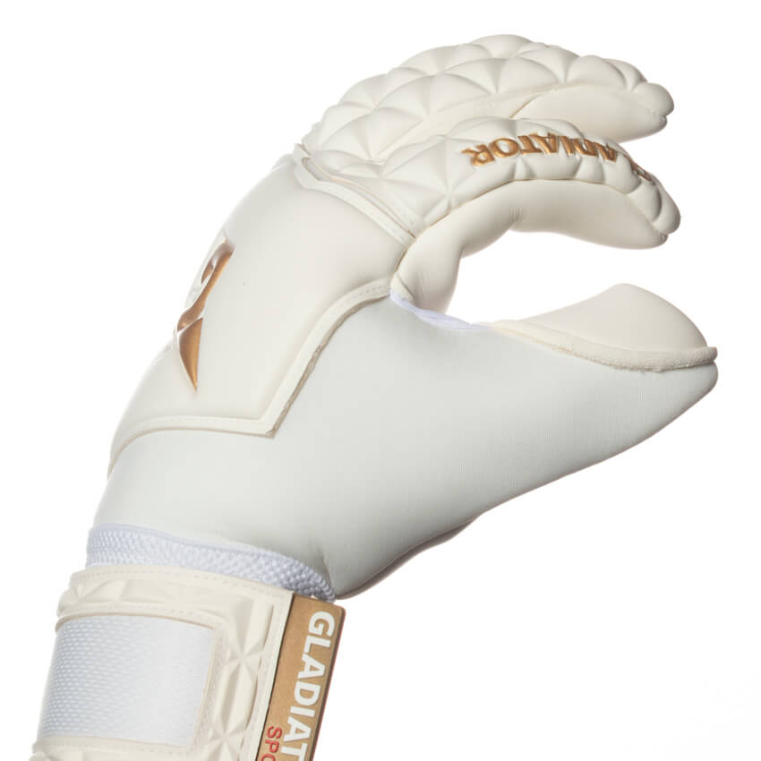 Gladiator Sports Keepers Glove White/Gold