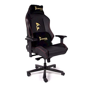 Gladiator Esports Gaming chair with tilt function and adjustable armrests (Black/Gold)